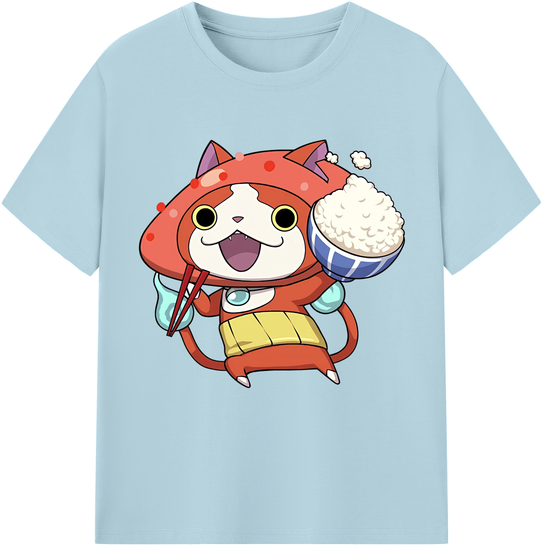 （画像用） 妖怪ウォッチ Yo-kai Watch 綿100％半袖Tシャツ（フロントプリント）